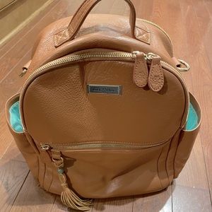 Lily Jade- Anna Medium Leather Diaper Bag